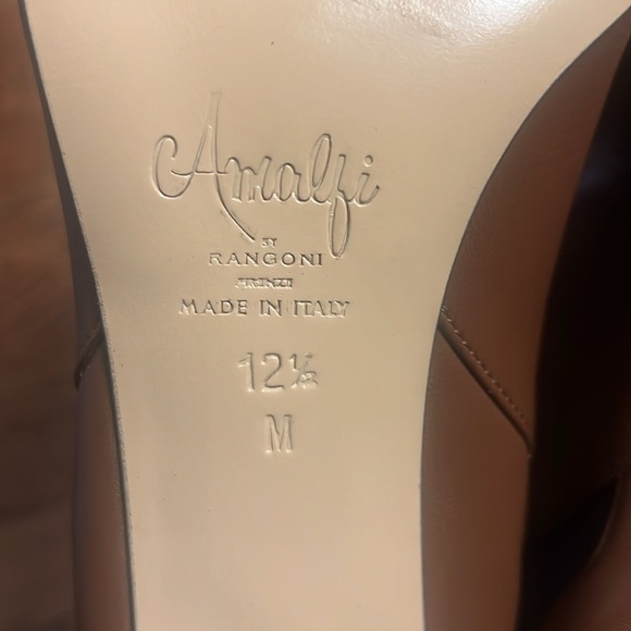 Amalfi by Rangoni Isole Womens Sz 12.5 Brown Leather Chelsea Ankle Bootie - Picture 9 of 10